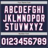 Custom Navy White-Pink Authentic Raglan Sleeves Baseball Jersey - Image 5